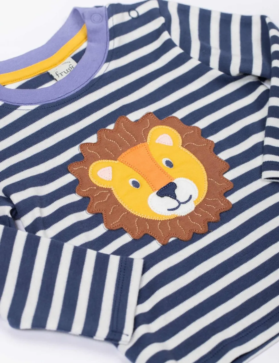 Pure Cotton Striped Lion Top (0-5 Yrs)