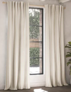Pure Cotton Striped Multiway Curtains