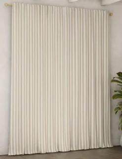 Pure Cotton Striped Multiway Curtains