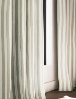 Pure Cotton Striped Multiway Curtains