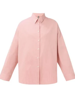 Pure Cotton Striped Oversized Shirt
