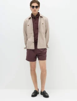 Pure Cotton Striped Overshirt