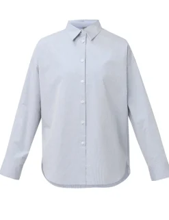 Pure Cotton Striped Oversized Shirt