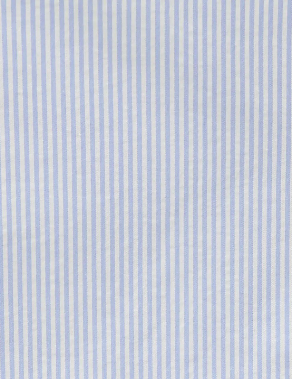 Pure Cotton Striped Oversized Shirt