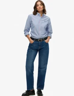 Pure Cotton Striped Oxford Shirt