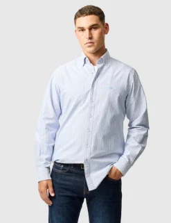 Pure Cotton Striped Oxford Shirt