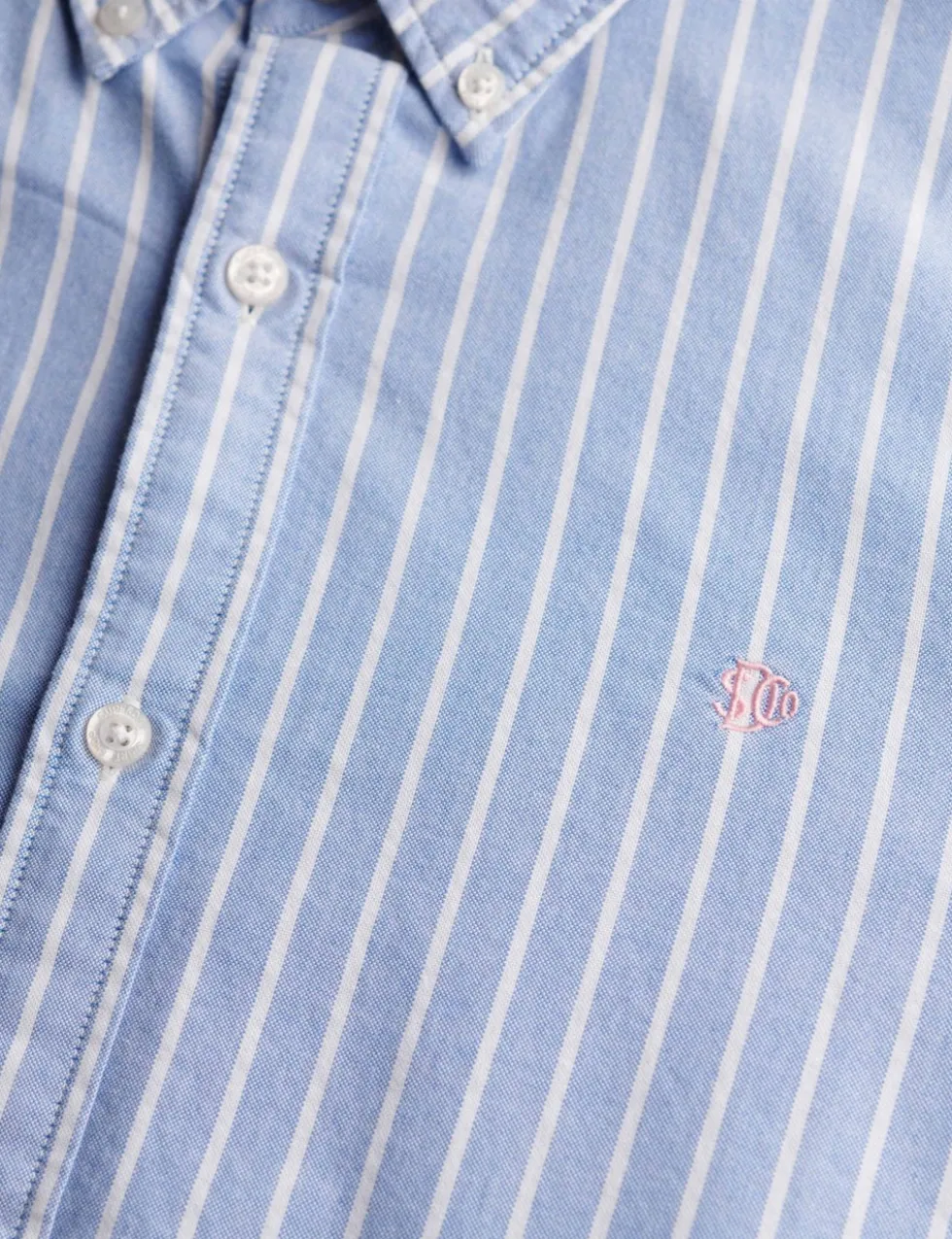 Pure Cotton Striped Oxford Shirt