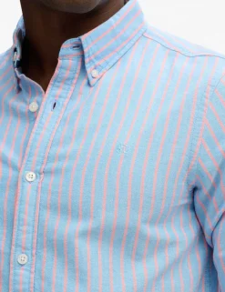 Pure Cotton Striped Oxford Shirt