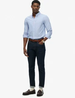 Pure Cotton Striped Oxford Shirt