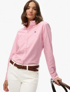 Pure Cotton Striped Oxford Shirt