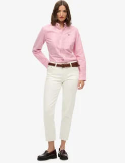 Pure Cotton Striped Oxford Shirt