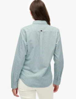 Pure Cotton Striped Oxford Shirt