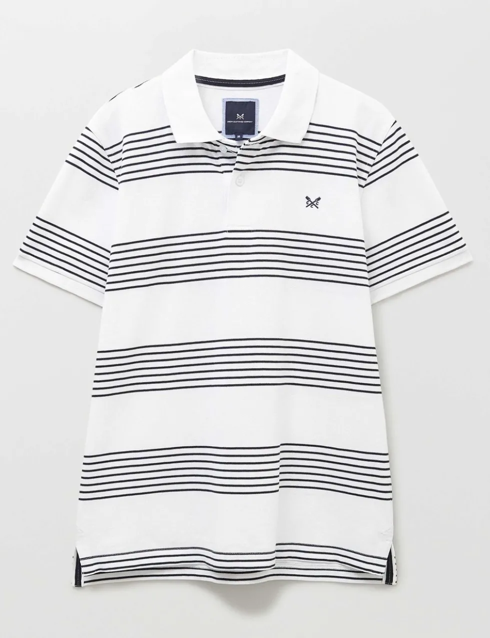 Pure Cotton Striped Polo Shirt