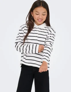 Pure Cotton Striped Polo Shirt (7-14 Yrs)