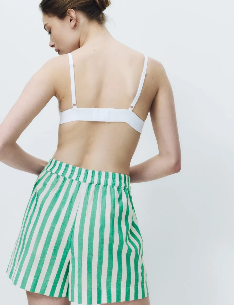 Pure Cotton Striped Pyjama Shorts