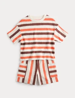Pure Cotton Striped Pyjamas (12 Mths - 8 Yrs)