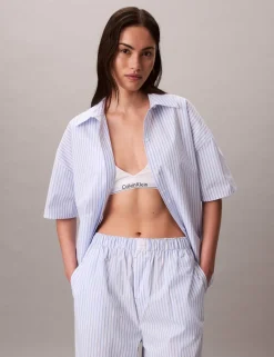 Pure Cotton Striped Pyjama Shirt