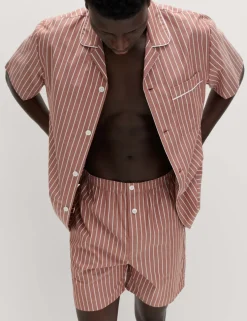 Pure Cotton Striped Pyjama Set