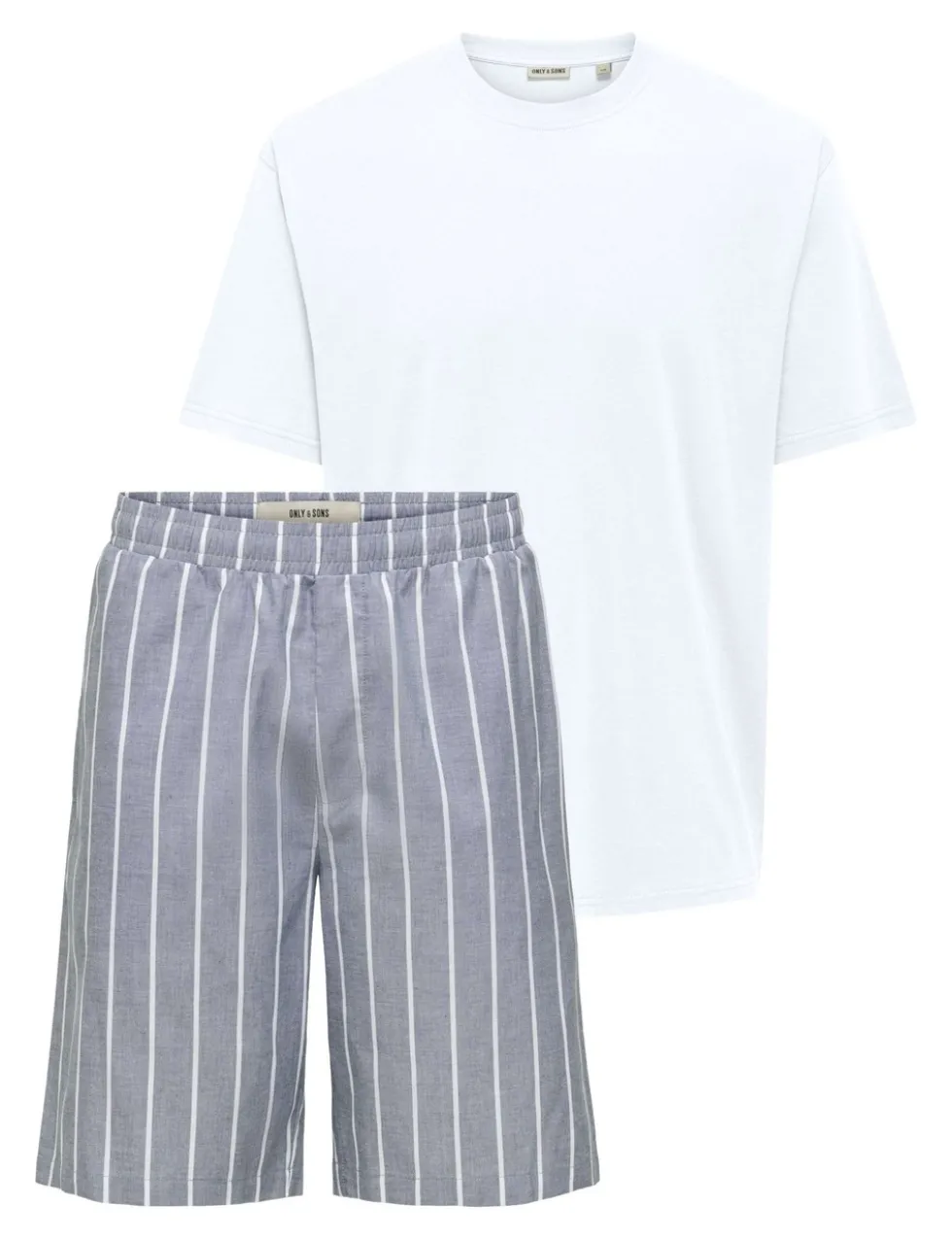 Pure Cotton Striped Pyjama Gift Set
