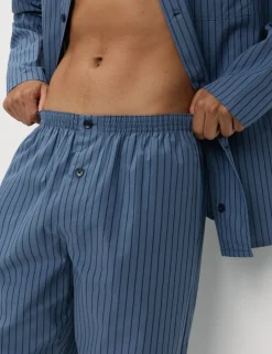 Pure Cotton Striped Pyjama Set