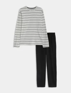 Pure Cotton Striped Pyjama Set