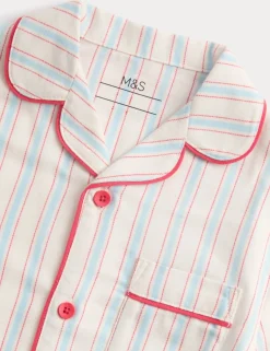 Pure Cotton Striped Pyjamas (9 Mths-8 Yrs)