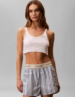 Pure Cotton Striped Pyjama Shorts