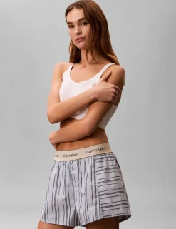 Pure Cotton Striped Pyjama Shorts