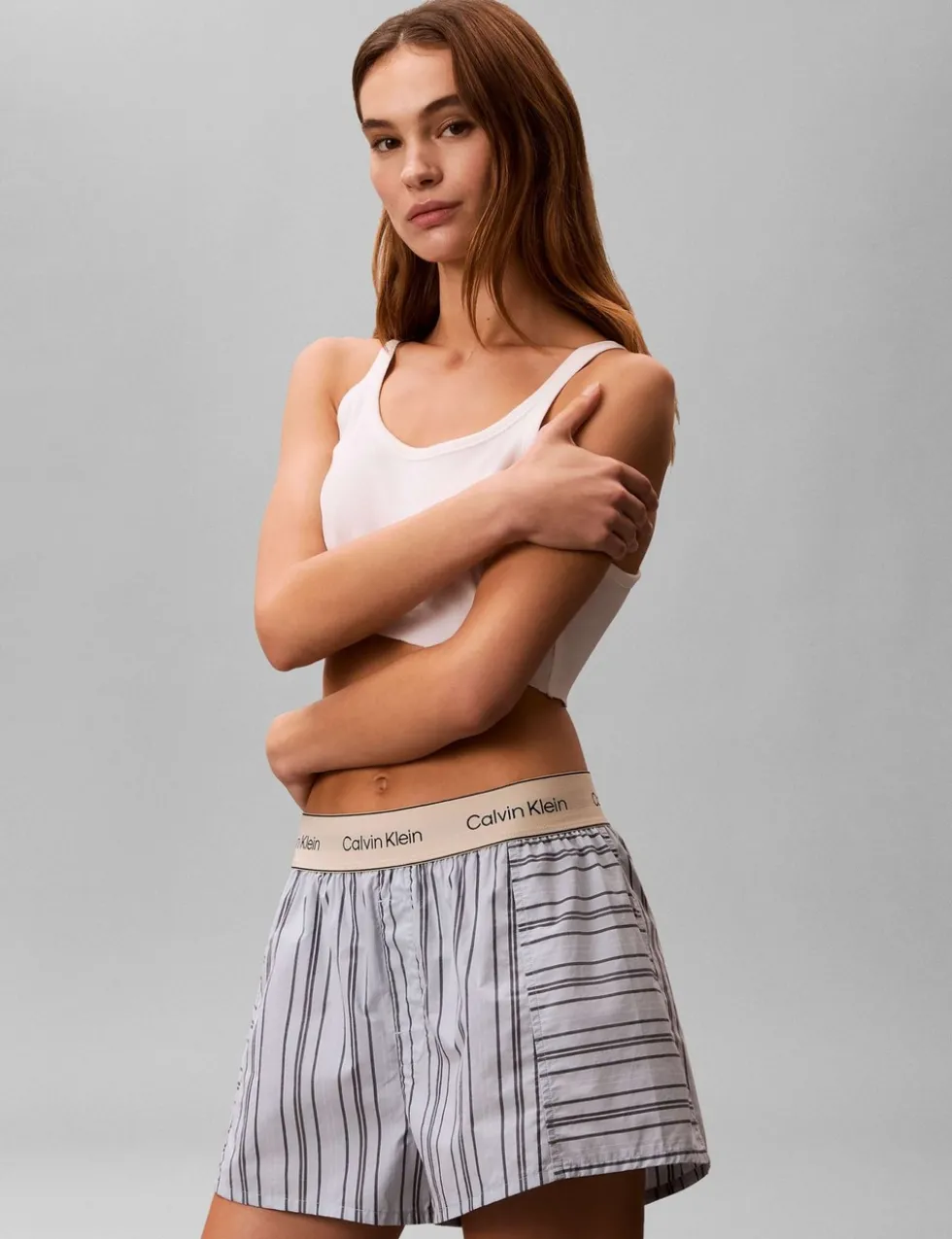 Pure Cotton Striped Pyjama Shorts