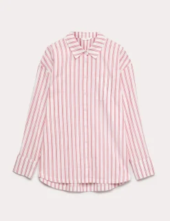 Pure Cotton Striped Pyjama Shirt