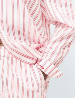 Pure Cotton Striped Pyjama Shirt