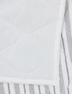 Pure Cotton Striped Quilted Bedspread