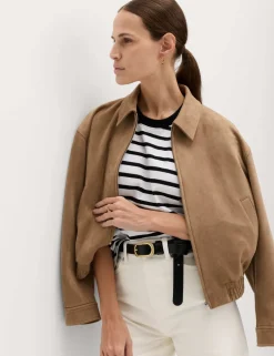 Pure Cotton Striped Relaxed Boxy T-Shirt