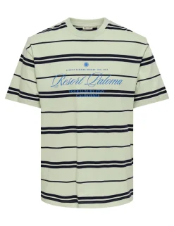 Pure Cotton Striped Resort T-Shirt