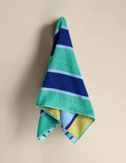 Pure Cotton Striped Reversible Towel