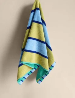 Pure Cotton Striped Reversible Towel