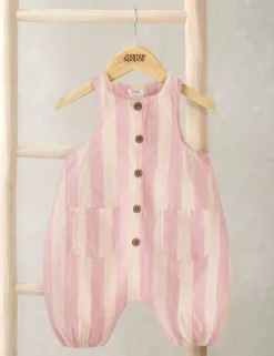Pure Cotton Striped Romper (0-3 Years)