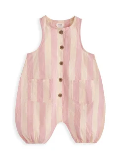 Pure Cotton Striped Romper (0-3 Years)