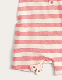 Pure Cotton Striped Romper (0-3 Yrs)