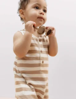 Pure Cotton Striped Romper (0-3 Years)