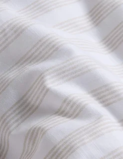 Pure Cotton Striped Ruffle Bedding Set
