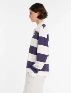 Pure Cotton Striped Rugby Shirt