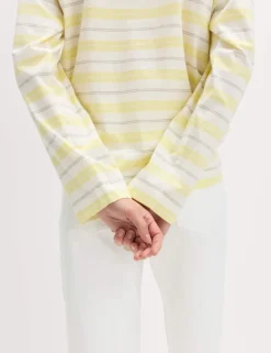 Pure Cotton Striped Rugby Top