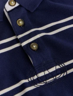 Pure Cotton Striped Rugby Shirt