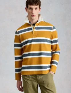 Pure Cotton Striped Rugby Shirt