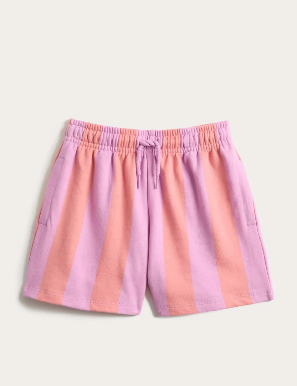 Pure Cotton Striped Runner Shorts (2-8 Yrs)