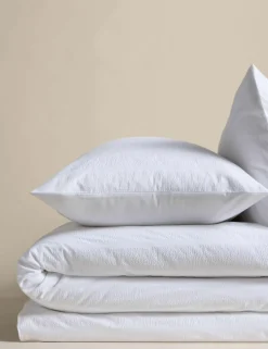 Pure Cotton Striped Seersucker Bedding Set