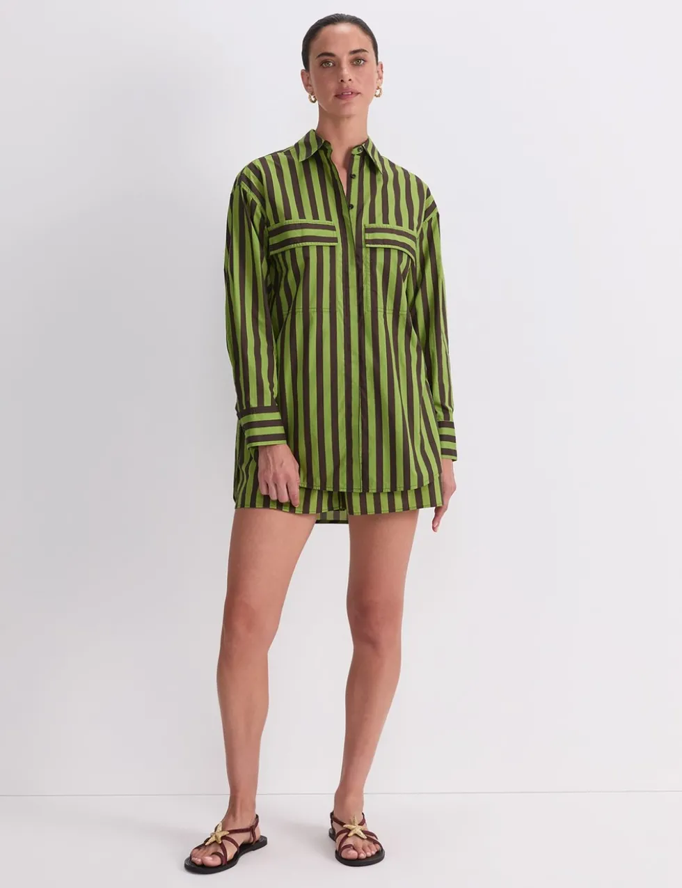 Pure Cotton Striped Shirt