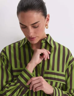 Pure Cotton Striped Shirt