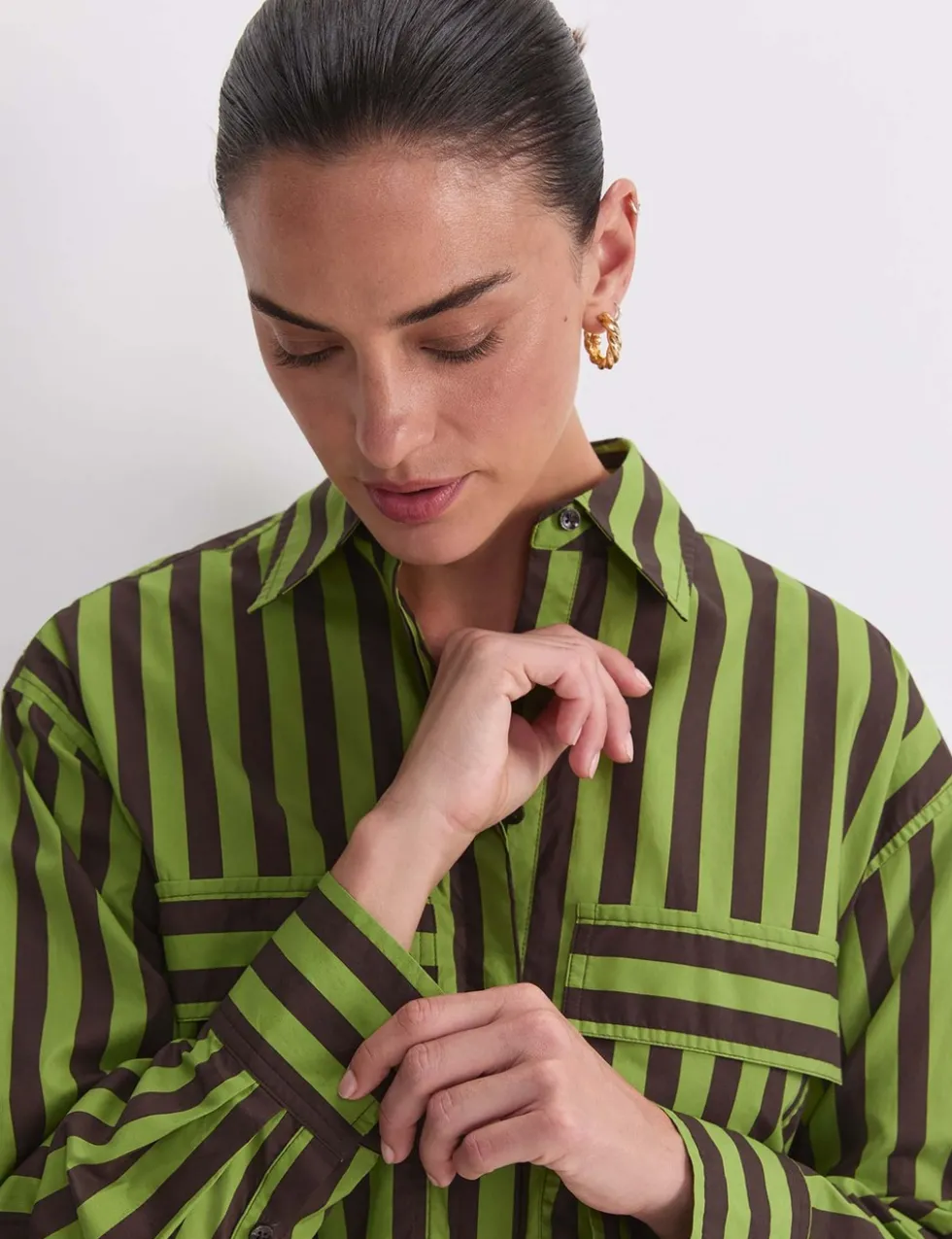 Pure Cotton Striped Shirt